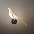 Modern Wall Lamp – Magpie Bird Black & Gold for Living Room / Bedroom - Flindria