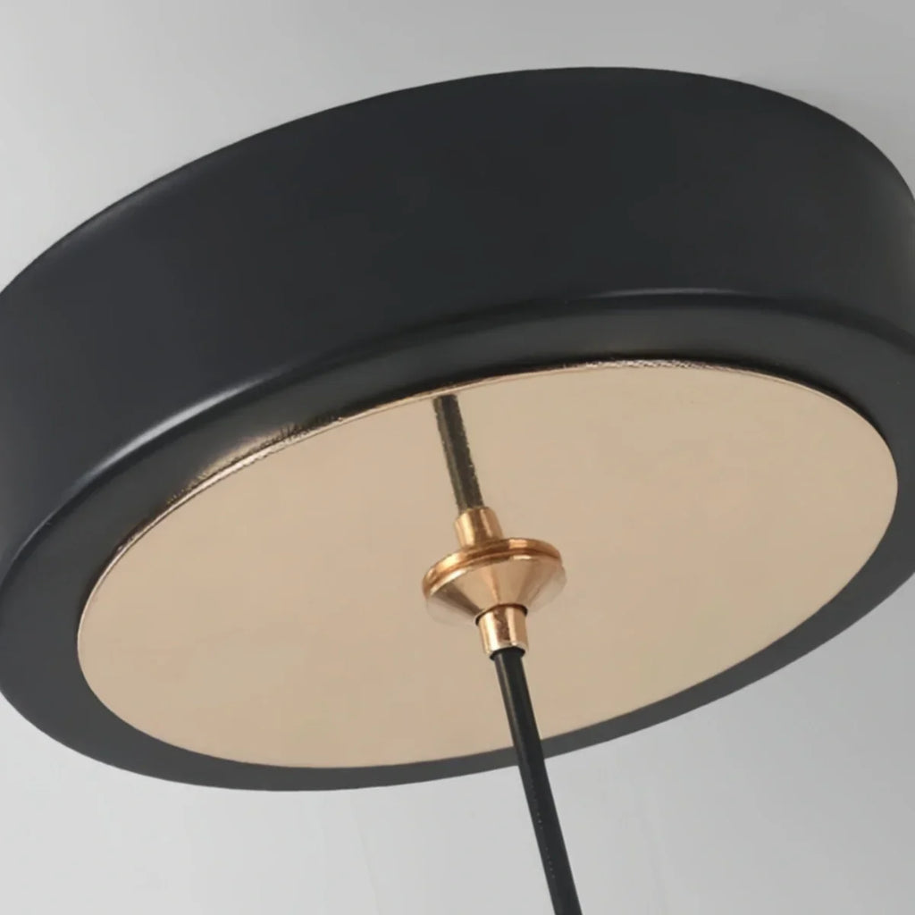 Nordic Pendant Light – Circular/Oval Magpie Bird Chrome/Gold for Living Room / Dining Room - Flindria