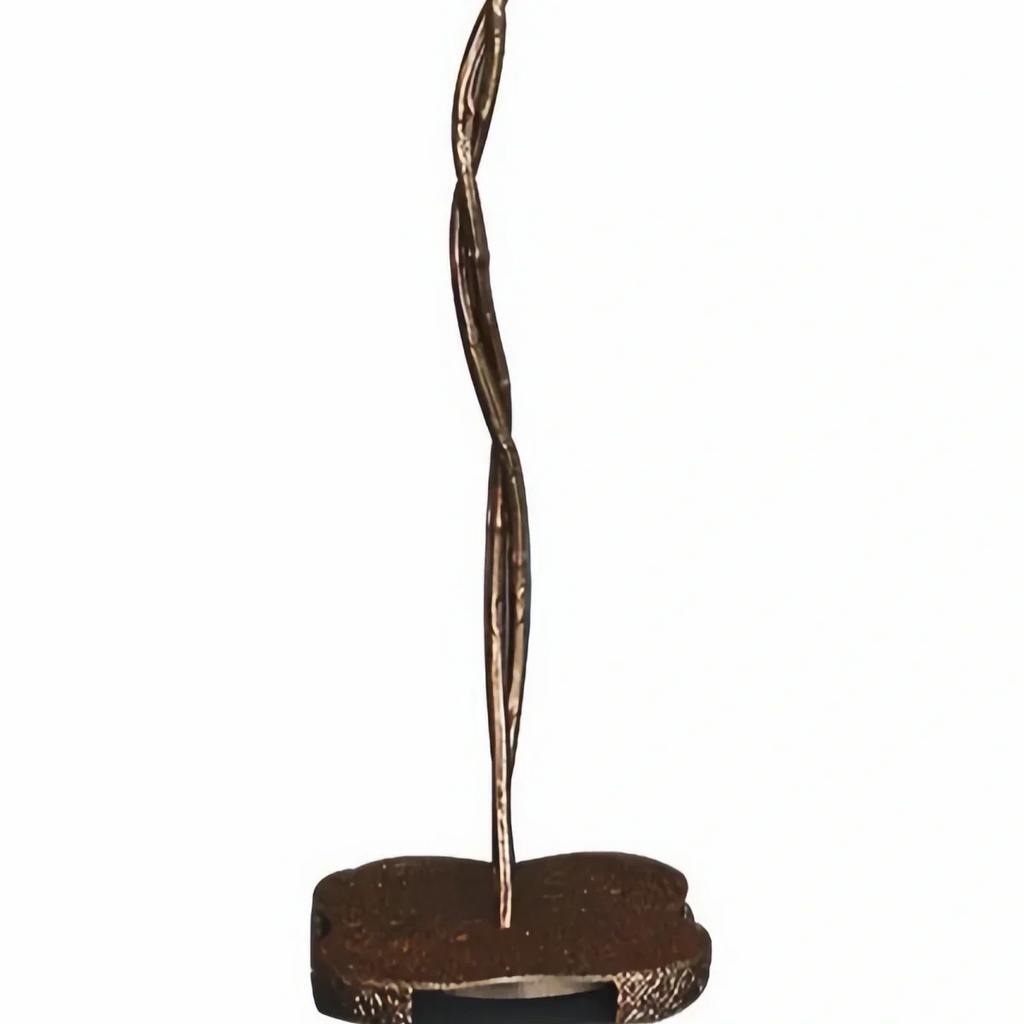 Lámpara de pie de lujo – Rama de latón dorado con gotas de cristal para sala de estar/dormitorio - Flindria