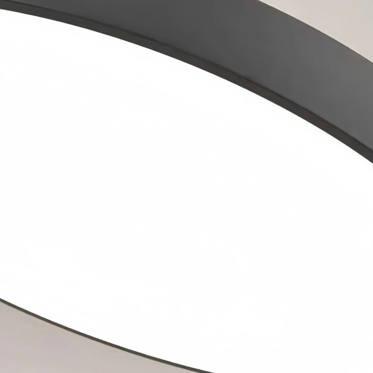 Modern Round Pendant Light -- Iron Acrylic Black or White for Office Meeting Room - Flindria