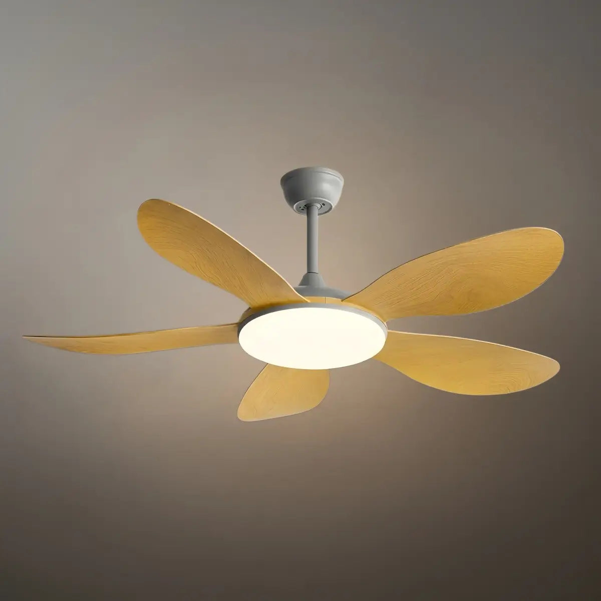Modern Ceiling Fan Light — Integrated LED for Living Room, Bedroom, Kitchen - Flindria