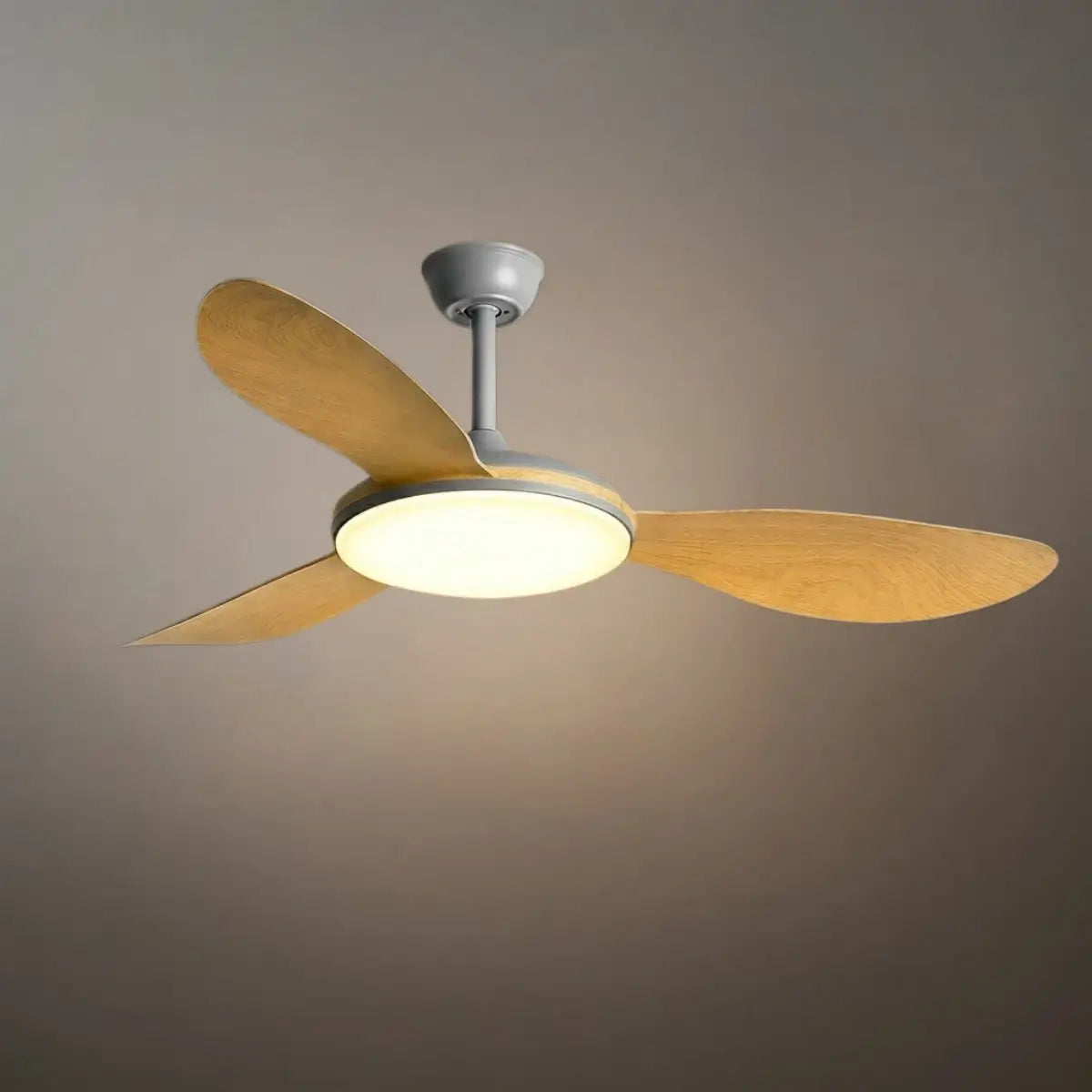 Modern Ceiling Fan Light — Integrated LED for Living Room, Bedroom, Kitchen - Flindria