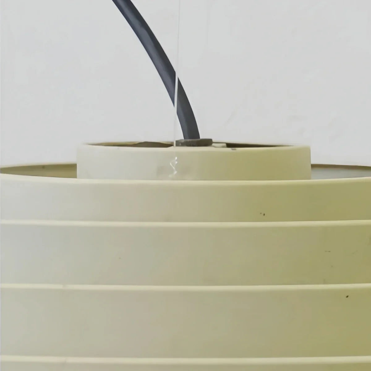 Geometric Tiered Pendant Light -- Metal White or Black for Kitchen Dining Room - Flindria