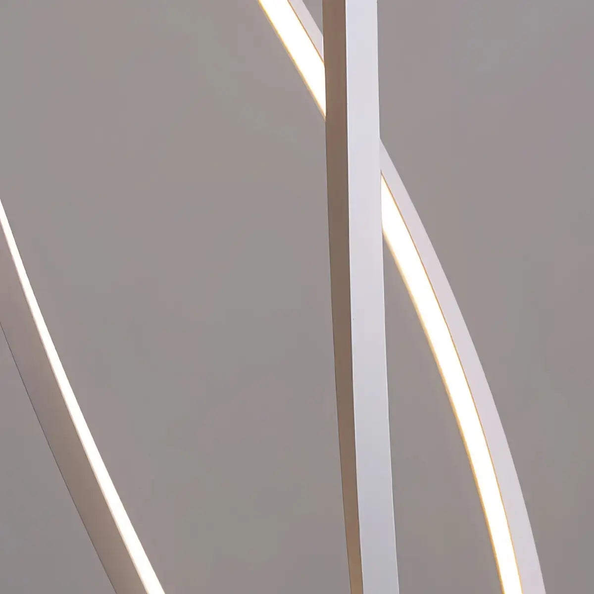 Art Deco Helix Pendant Light – Black/White Aluminum for Dining Room / Staircase - Flindria