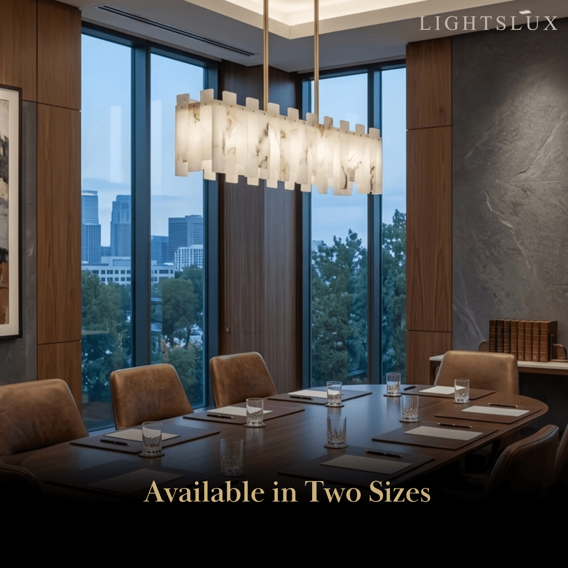 Art Deco Square Alabaster Chandelier – Hollow Frame Gold Pendant Light for Dining - Flindria