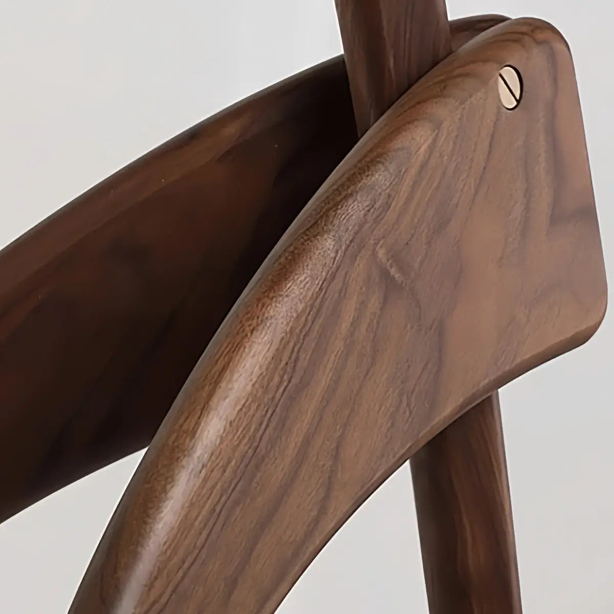 Mid-Century Modern Tripod Floor Lamp – Fabric Shade Walnut/Oak for Living Room / Bedroom - Flindria