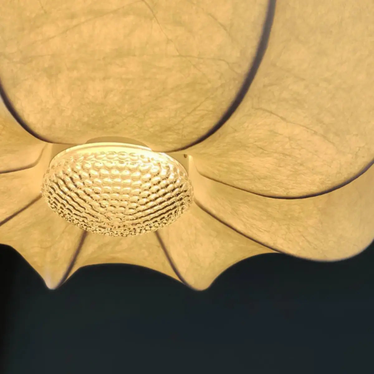 Nordic Silk Pendant Light -- White for Living Room Dining Room - Flindria