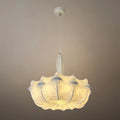 Nordic Silk Pendant Light -- White for Living Room Dining Room - Flindria