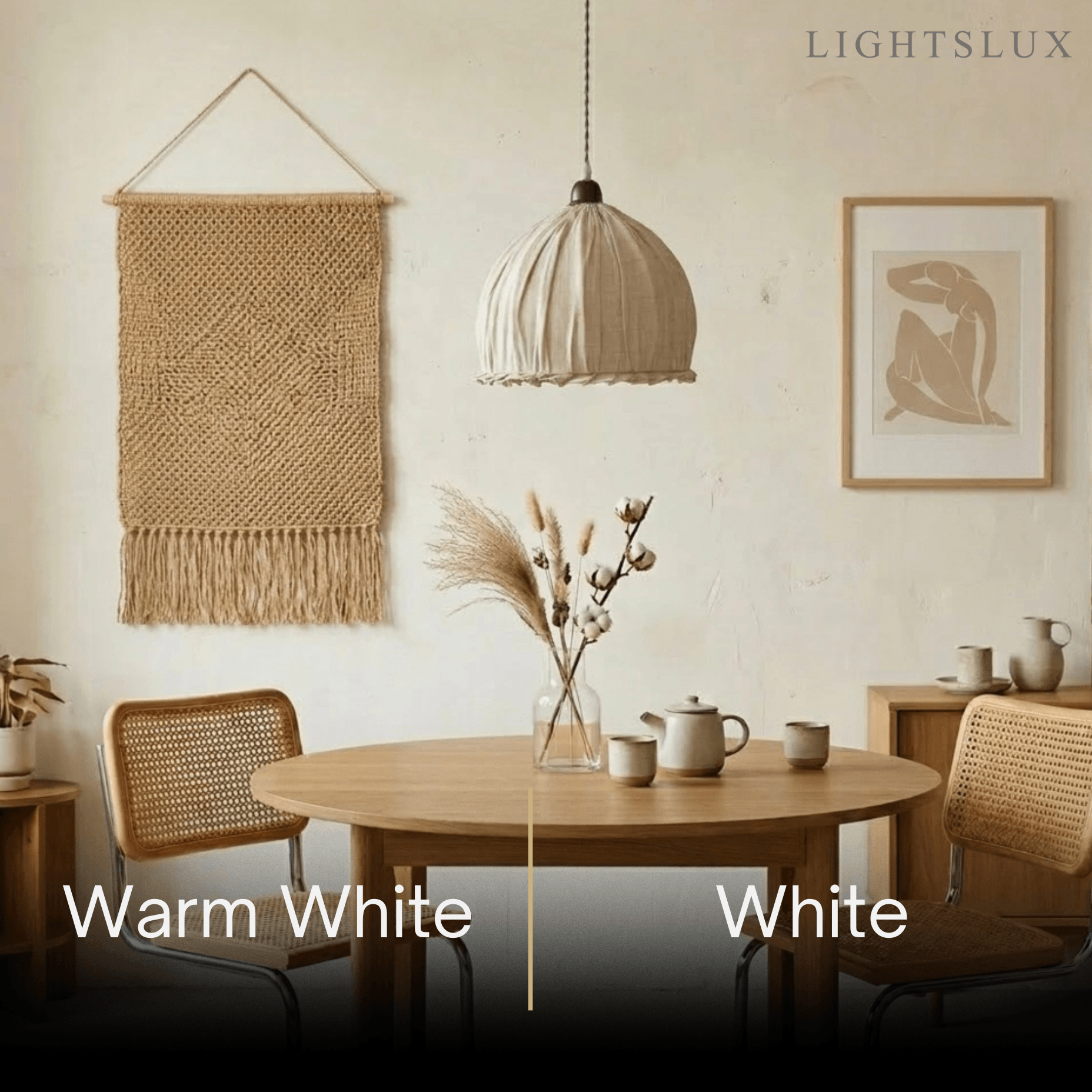 Wabi-Sabi Fabric Pendant Light -- White/Beige/Green for Dining Room/Bedroom - Flindria