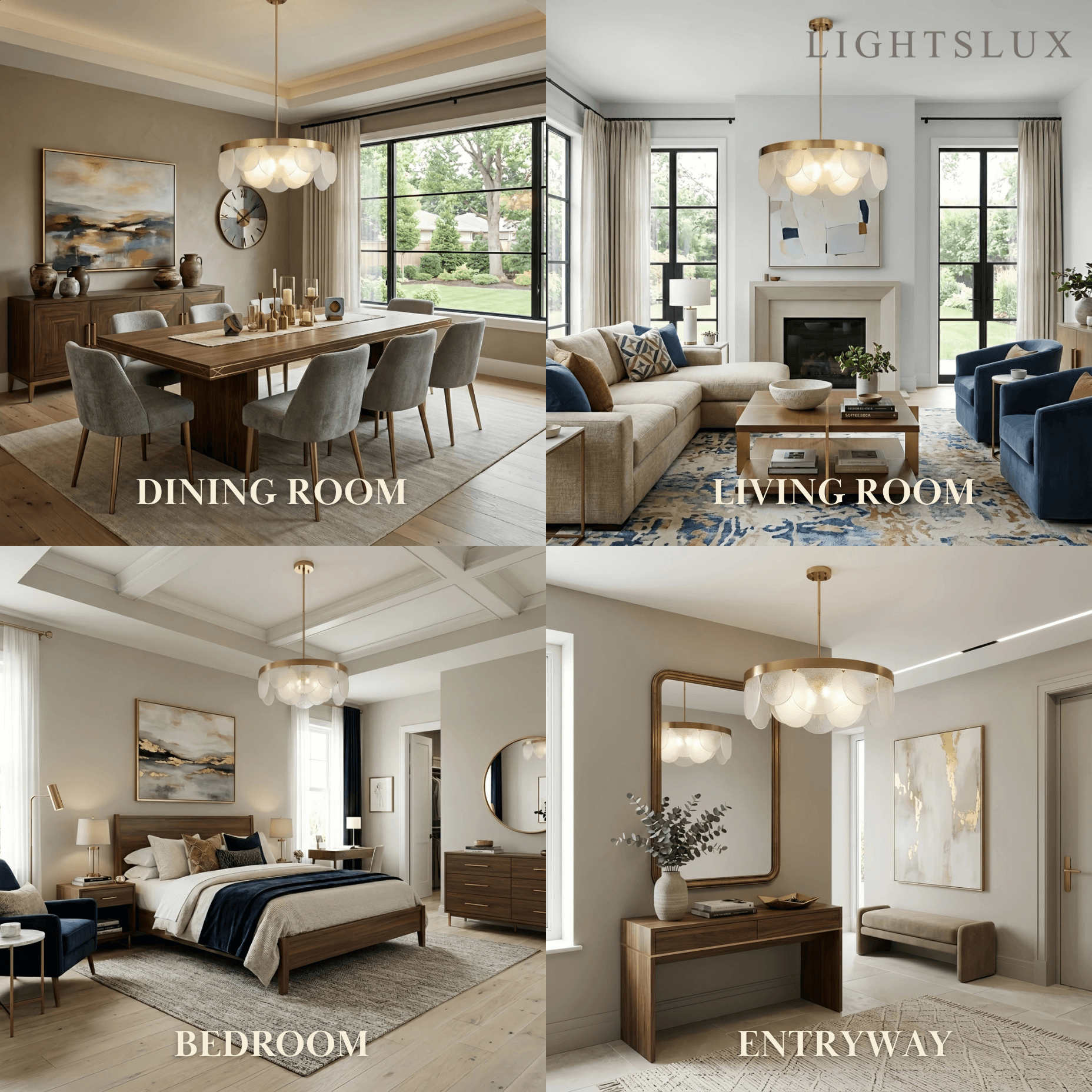 Candelabro moderno de vidrio – Vidrio texturizado y con semillas blanco para comedor - Flindria