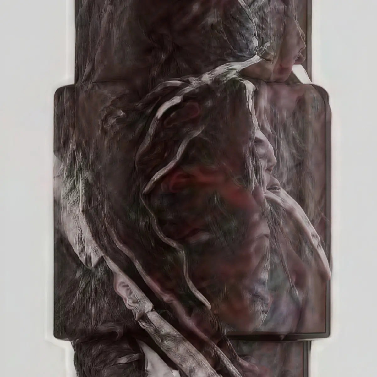 Minimalist Marble Alabaster Pendant Lamp -- Black / Brown & White for Indoor Damp-Rated Space - Flindria