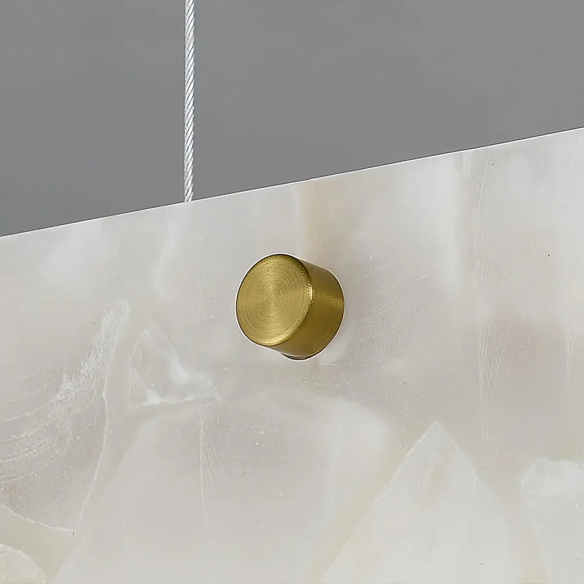 Modern Alabaster Linear Pendant Light – White for Kitchen Island and Dining Room - Flindria
