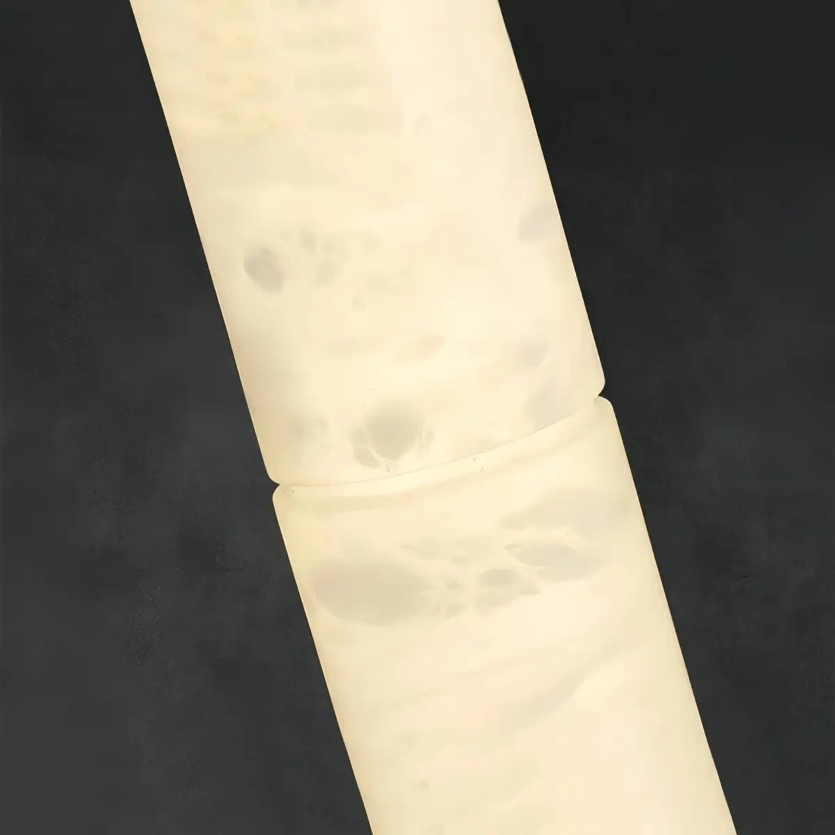 Alabaster Pendant Light – Brass & White for Dining Room, Living Room, Bedroom - Flindria