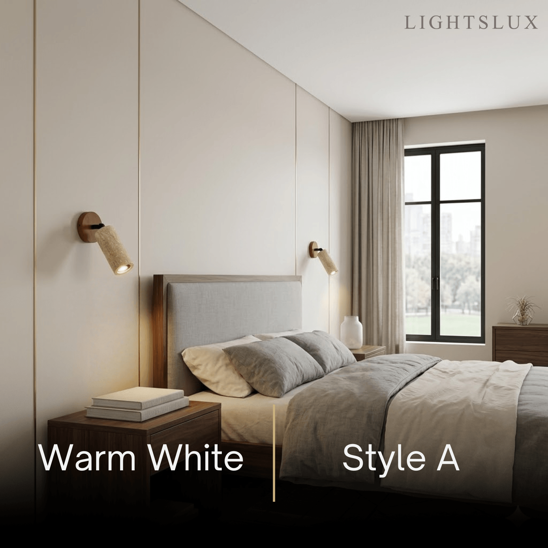 Lámpara colgante natural de travertino -- Nogal beige para sala de estar comedor - Flindria