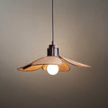 Natural Rattan Pendant Lamp -- Light Brown/Dark Brown for Living Room - Flindria