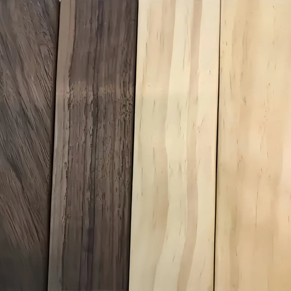 Minimalist Linear Pendant Light – Wood Acrylic for Dining Room, Kitchen, Study Room - Flindria