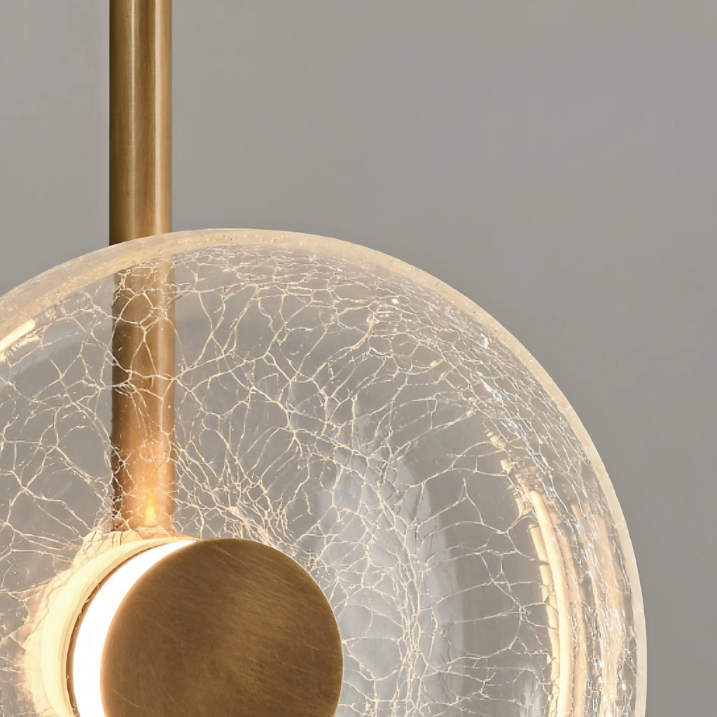 Luxury Floor Lamp -- Iron and Glass , Amber or Clear Light Color for Living Room Bedroom - Flindria
