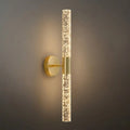 Modern Wall Lamp -- Iron & PVC Gold for Hallway - Flindria
