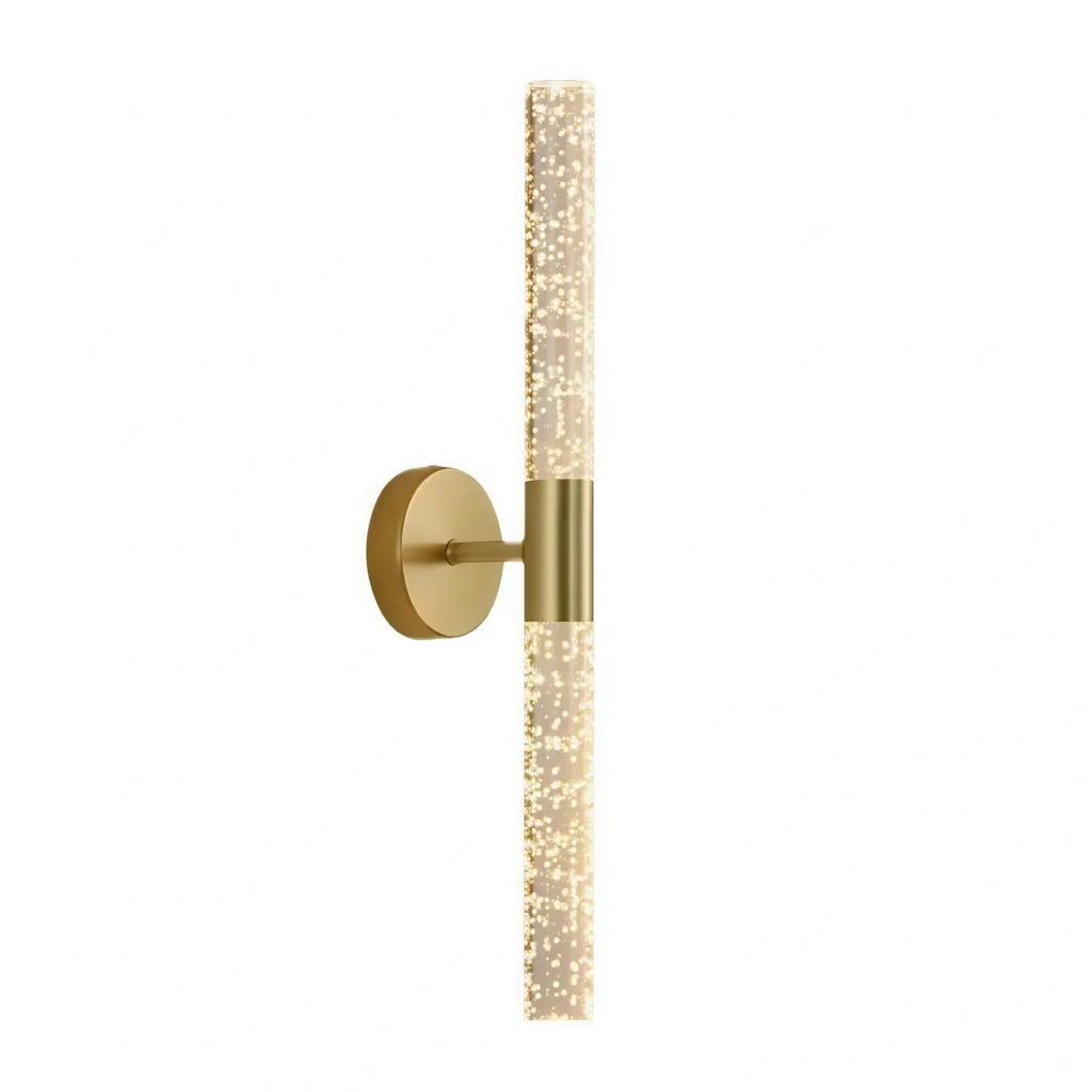 Modern Wall Lamp -- Iron & PVC Gold for Hallway - Flindria