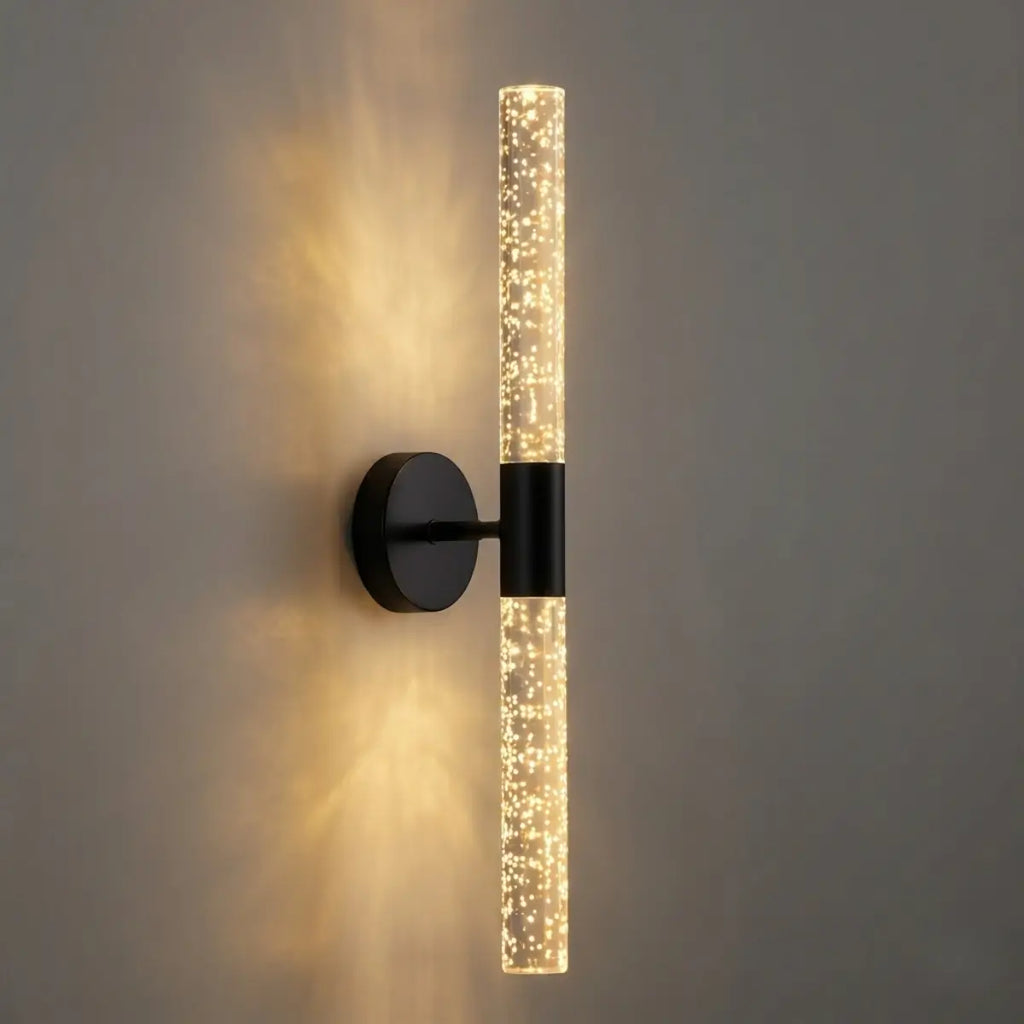 Modern Wall Lamp -- Iron & PVC Gold for Hallway - Flindria
