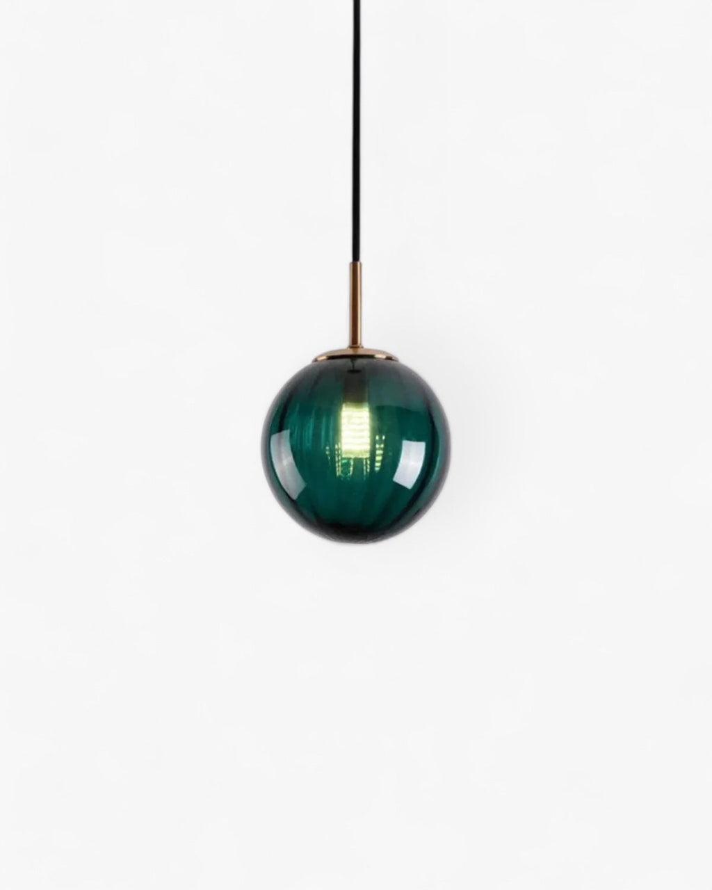 VeraLux vintage taklampa i bärnstensfärgat glas med varmt sken