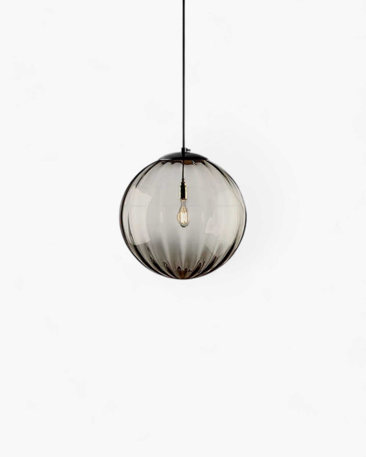 VeraLux Vintage Warm Glow Amber Glass Ceiling Light