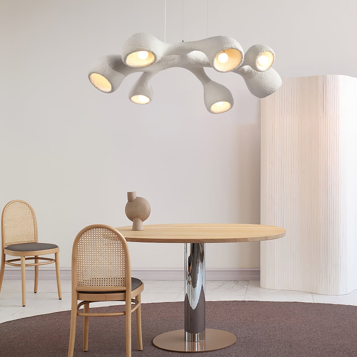 Silvara Cloud Pendant Light In Polystyrene Scandinavian Style Diffused Glow