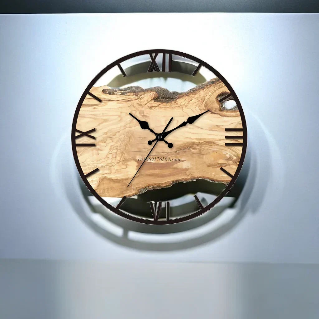 LucidHours Minimalist Transparent Wall Clock — Modern Timepiece