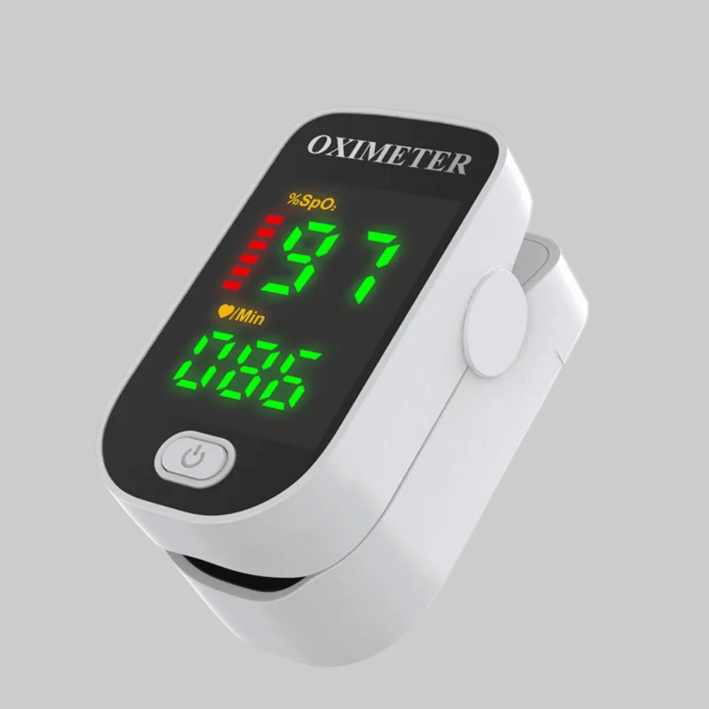 Slim Portable Digital Pulse Oximeter — Compact Size, Rapid Health Readouts
