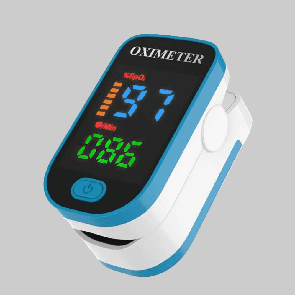 Slim Portable Digital Pulse Oximeter — Compact Size, Rapid Health Readouts