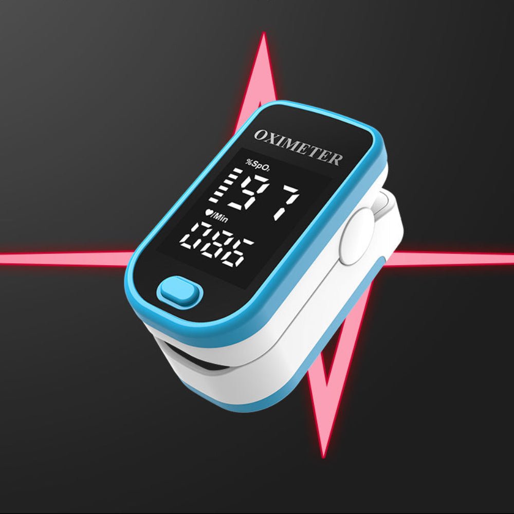 Slim Portable Digital Pulse Oximeter — Compact Size, Rapid Health Readouts