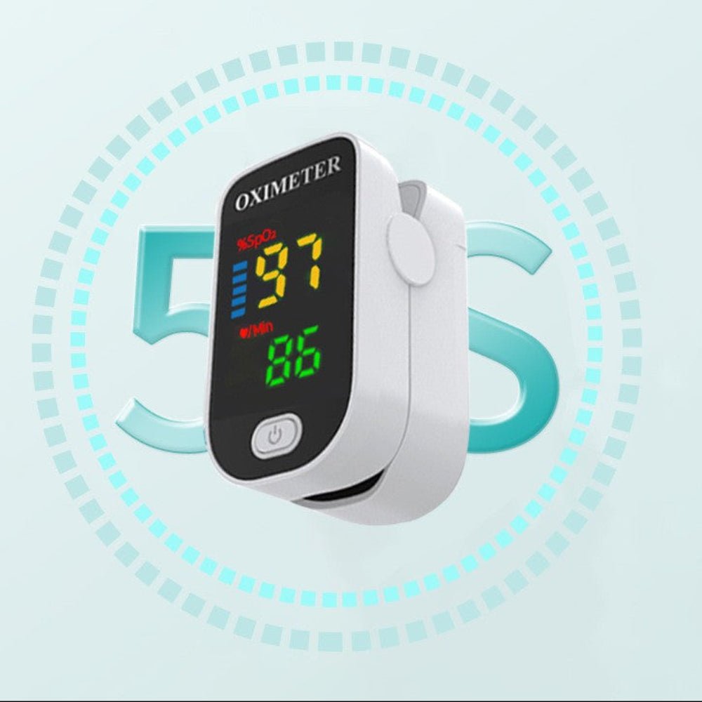 Slim Portable Digital Pulse Oximeter — Compact Size, Rapid Health Readouts