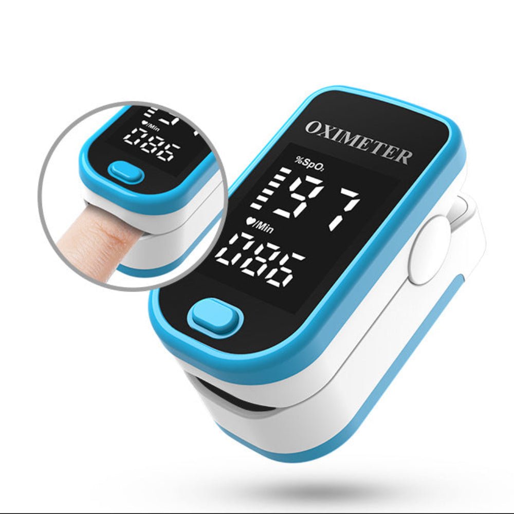 Slim Portable Digital Pulse Oximeter — Compact Size, Rapid Health Readouts
