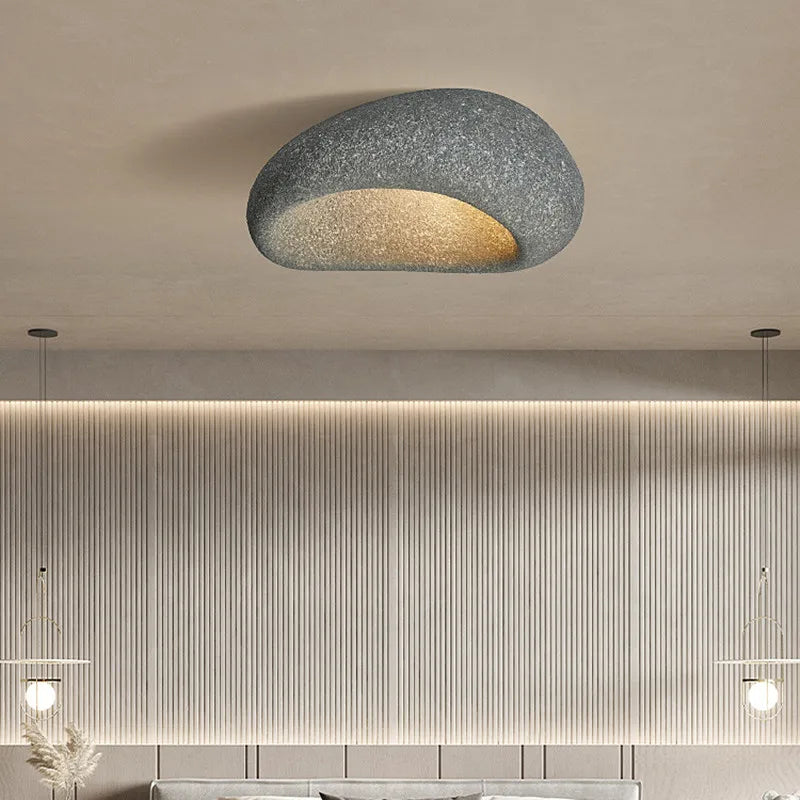 Wabi-Sabi-inspirerad japansk taklampa — stillsam elegans