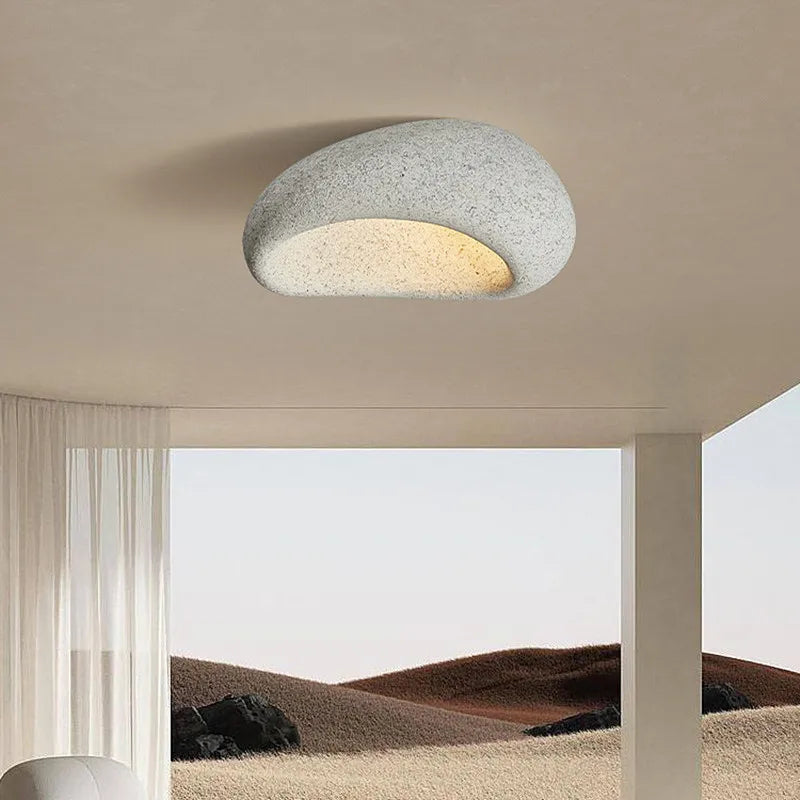 Wabi-Sabi-inspirerad japansk taklampa — stillsam elegans
