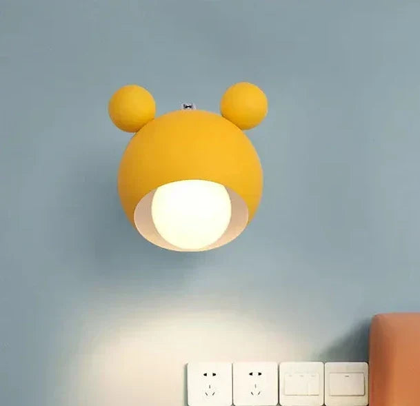 MickeyGlo vägglampa med Musse Pigg - lekfull belysning med en tecknad figur