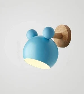 MickeyGlo-seinävalaisin Mikki-hahmolla — leikkisä sarjakuvavalaistus