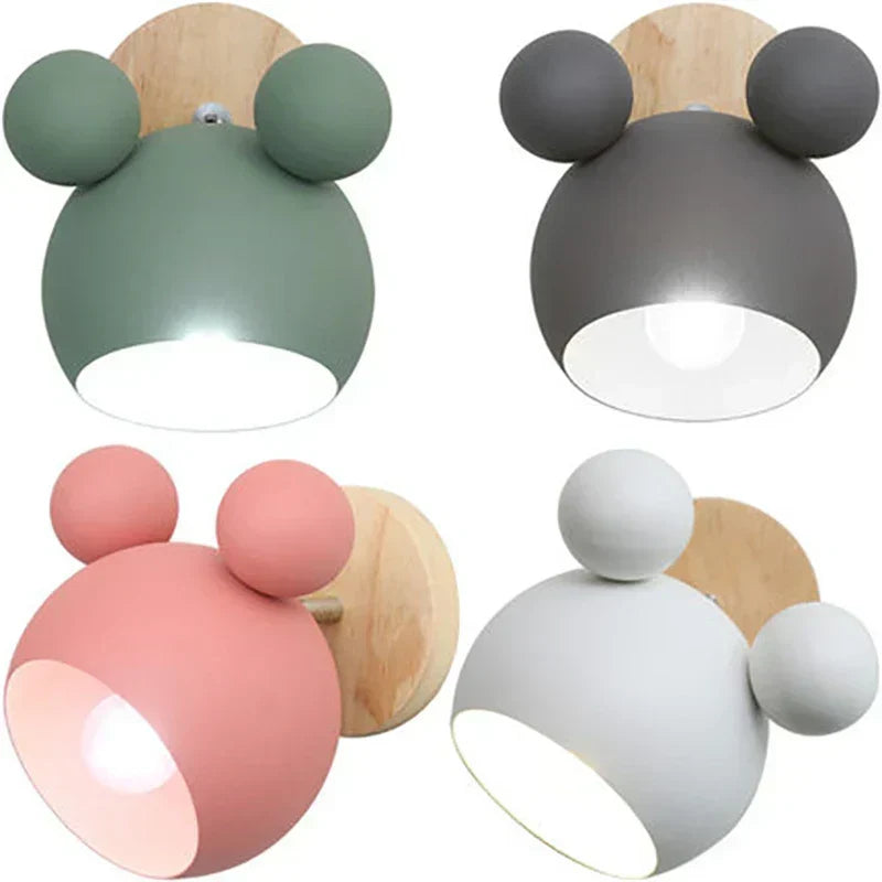 MickeyGlo vägglampa med Musse Pigg - lekfull belysning med en tecknad figur
