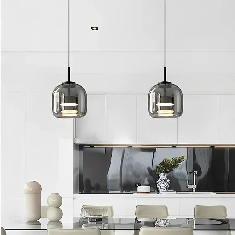 ClearAura minimalistische Glaslampe – zeitlose Raumbeleuchtung
