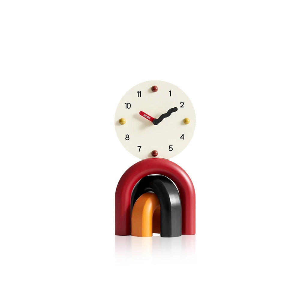 Reloj de escritorio nórdico LumenArc — Diseño elegante y estilizado, dos acabados