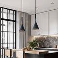 LumaNord – moderní hliněné závěsné svítidlo — minimalistický stropní design