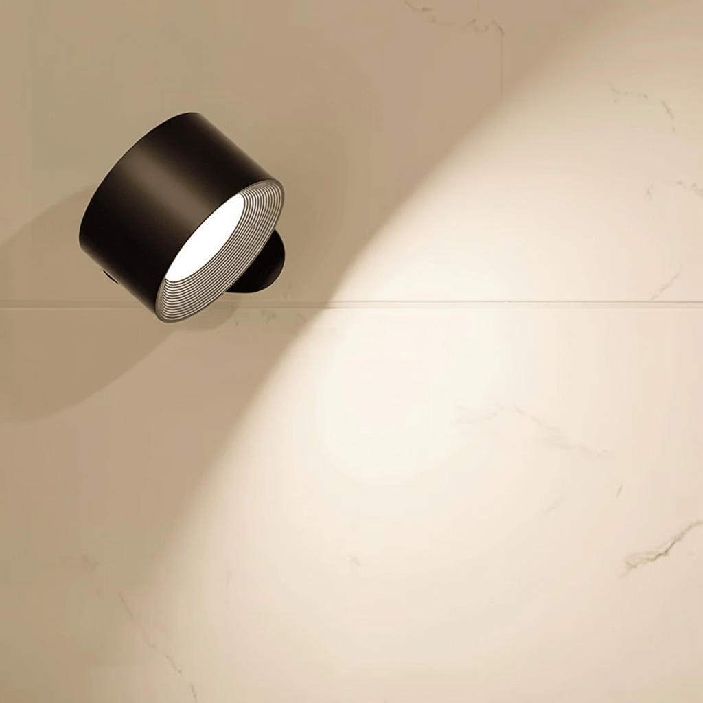 Nordische LED-Wandleuchte – kabelloses Design, Dimmen per Fernbedienung