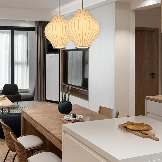 LyraArc Pendant Light With Wood Plus Steel For Modern Interiors