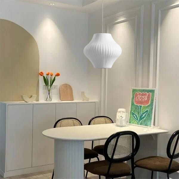 LyraArc Pendant Light With Wood Plus Steel For Modern Interiors