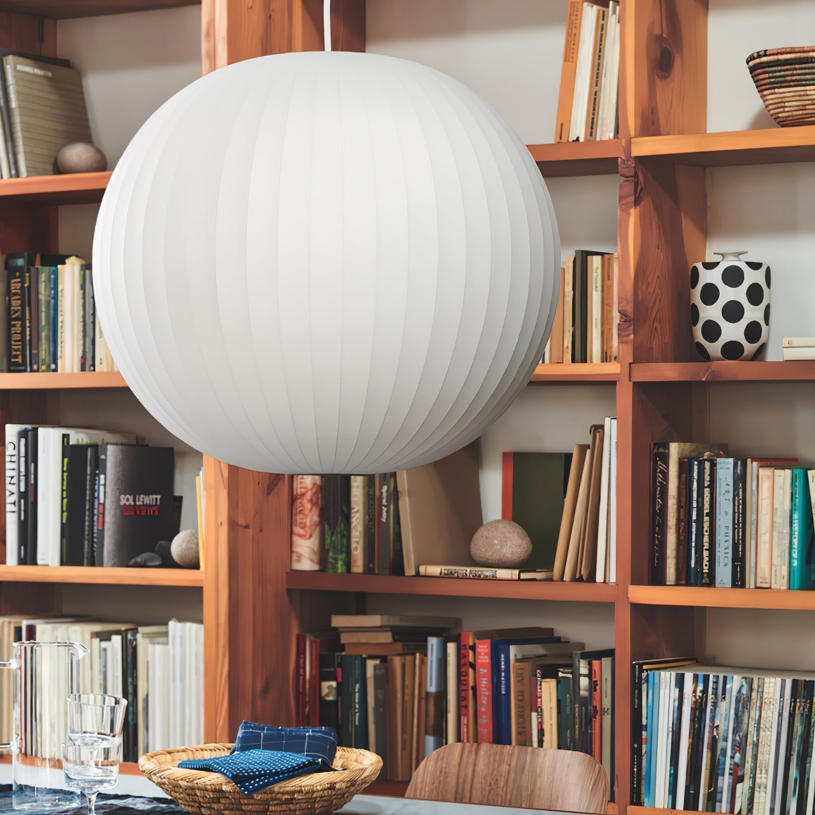 Solara Nordic Wood Pendant Light With Minimal Glow For Modern Living Rooms