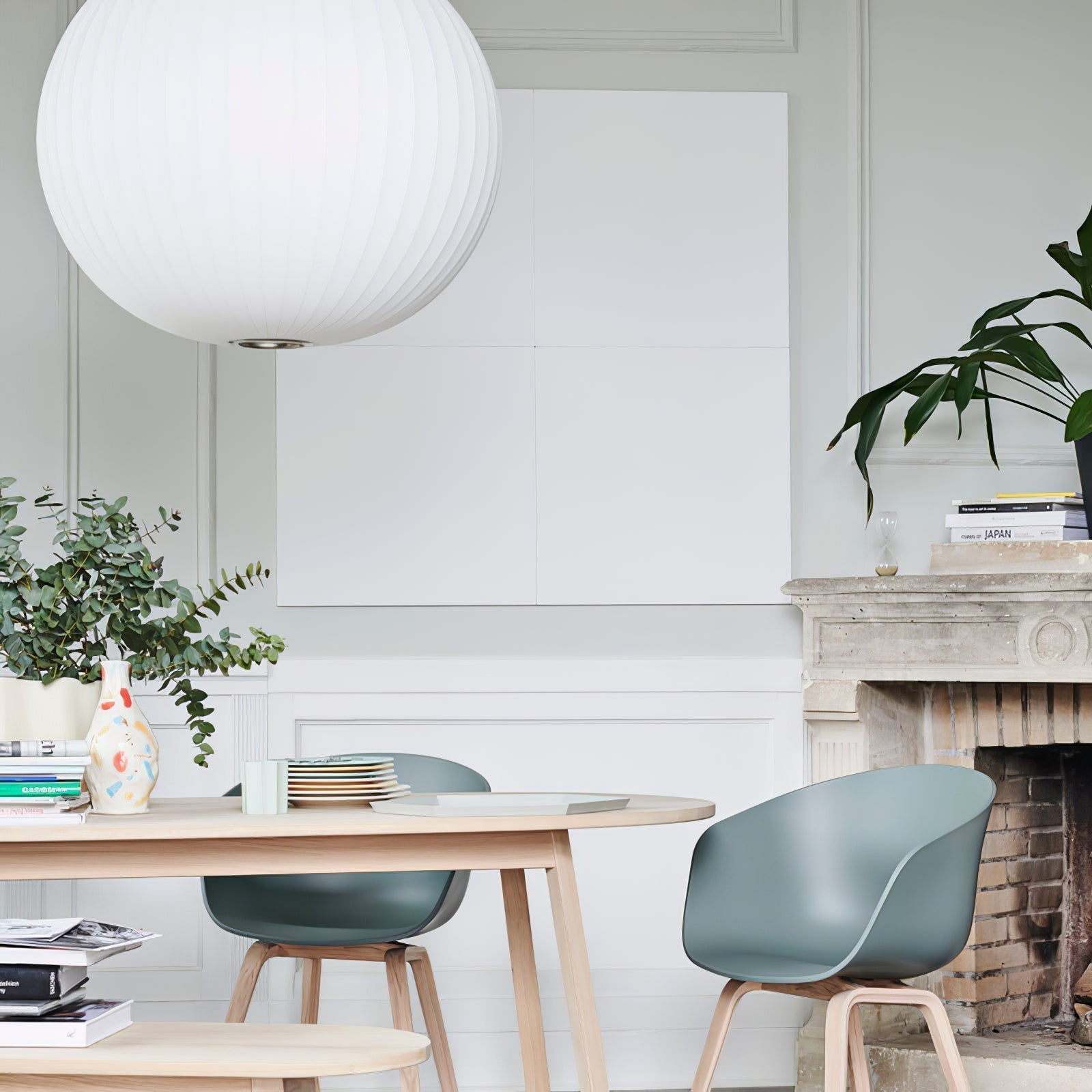 Solara Nordic Wood Pendant Light With Minimal Glow For Modern Living Rooms