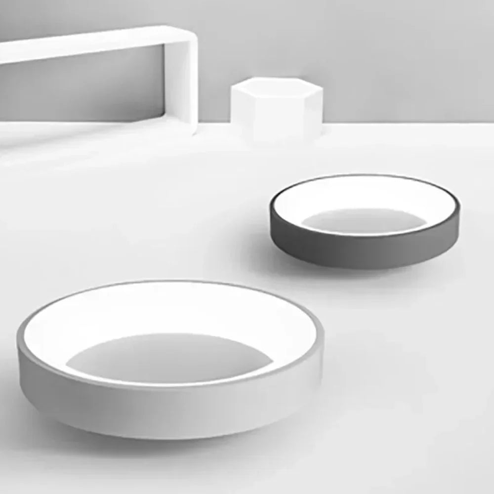 Lámpara de techo LED redonda nórdica — Control remoto, estilo moderno y minimalista