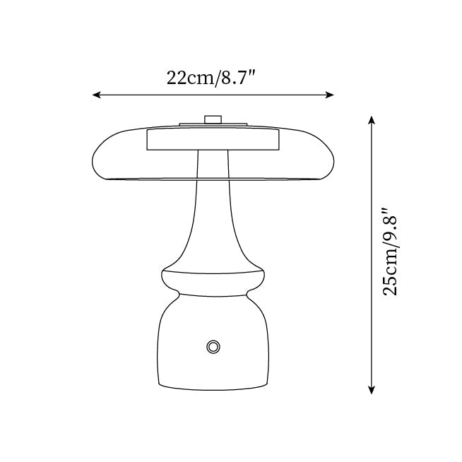 Minimalistická lampa Lumora s teplým ambientním světlem pro jakoukoli místnost  