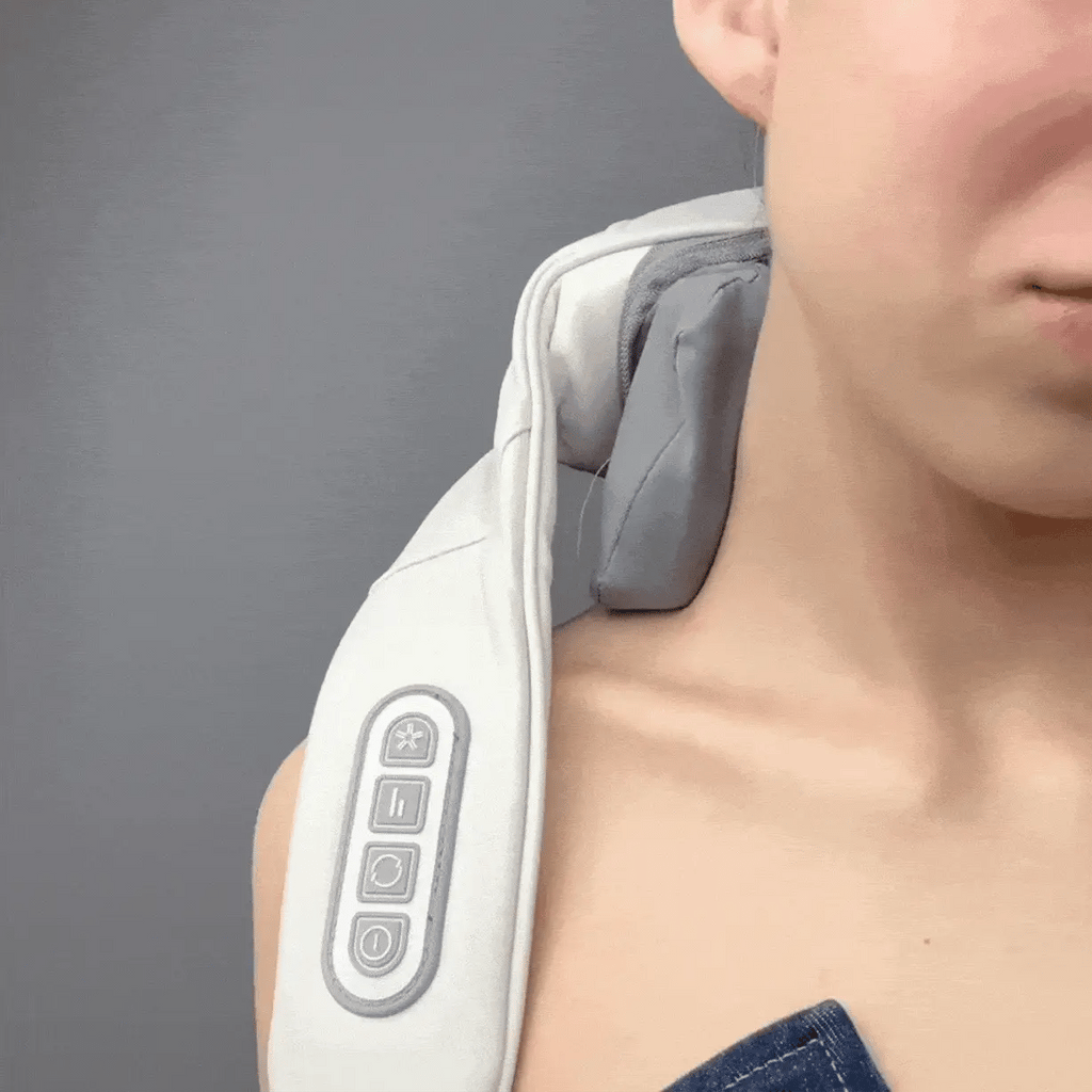 Kabelloses Pulsewell-Shiatsu-Massagegerät für Nacken und Schultern mit Wärmefunktion