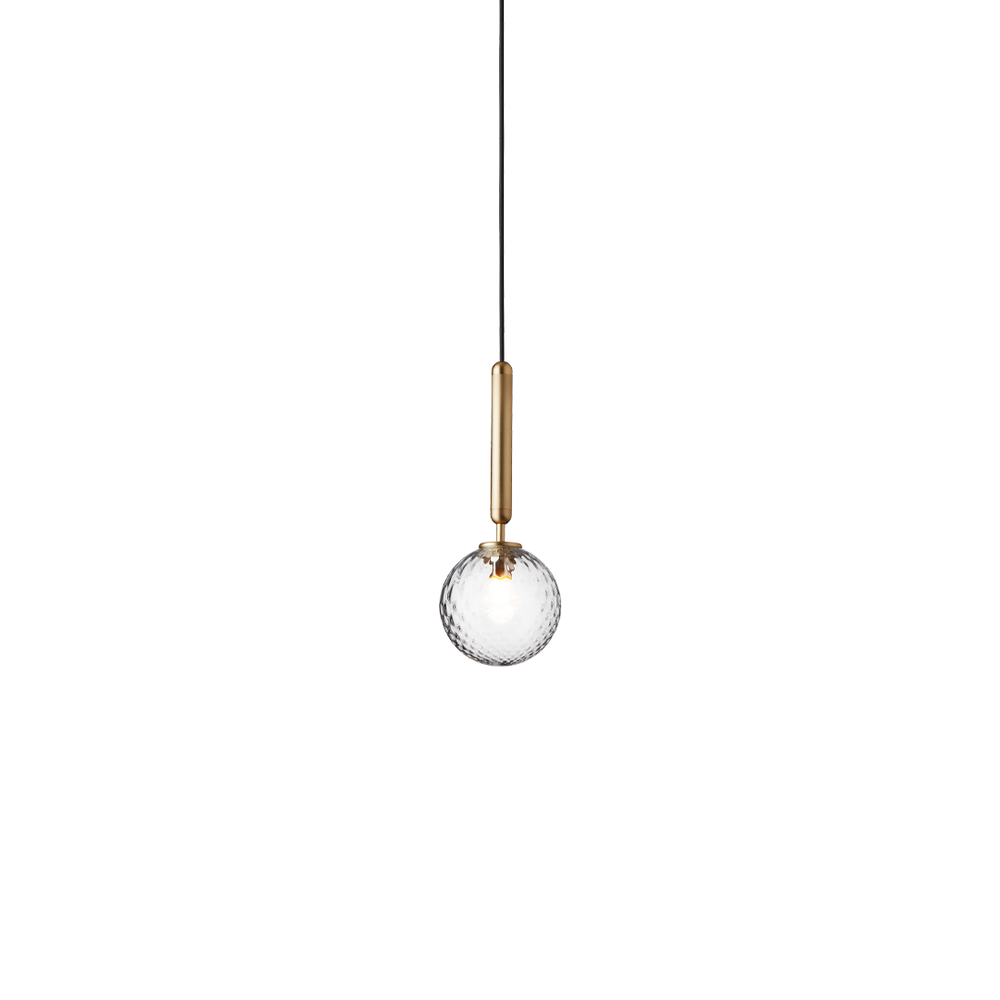 Etara Pendelleuchte mit klarem Glas für Esszimmertische im Alltag